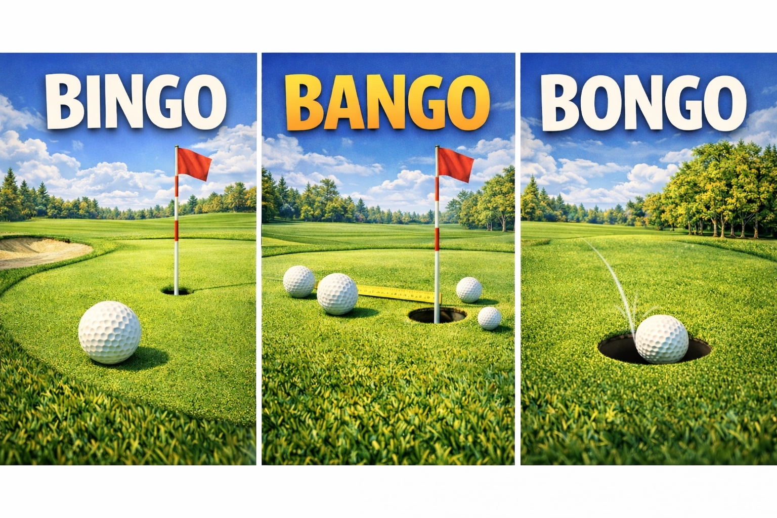 How to play Bingo Bango Bongo Golf Game: Official Guide