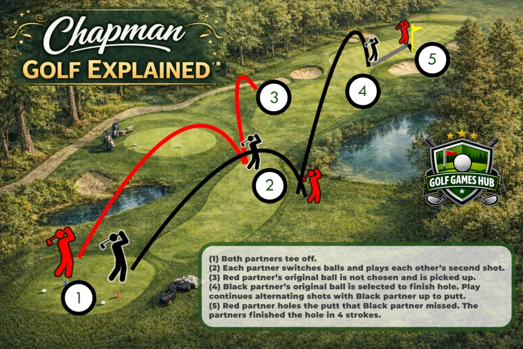 How to play Chapman golf game explained with example