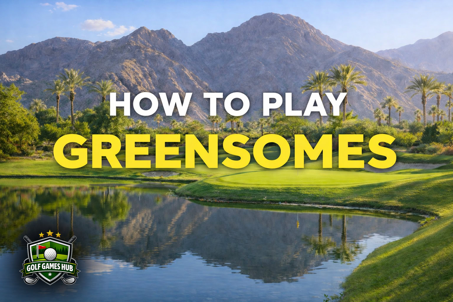 How to play Greensomes golf rules