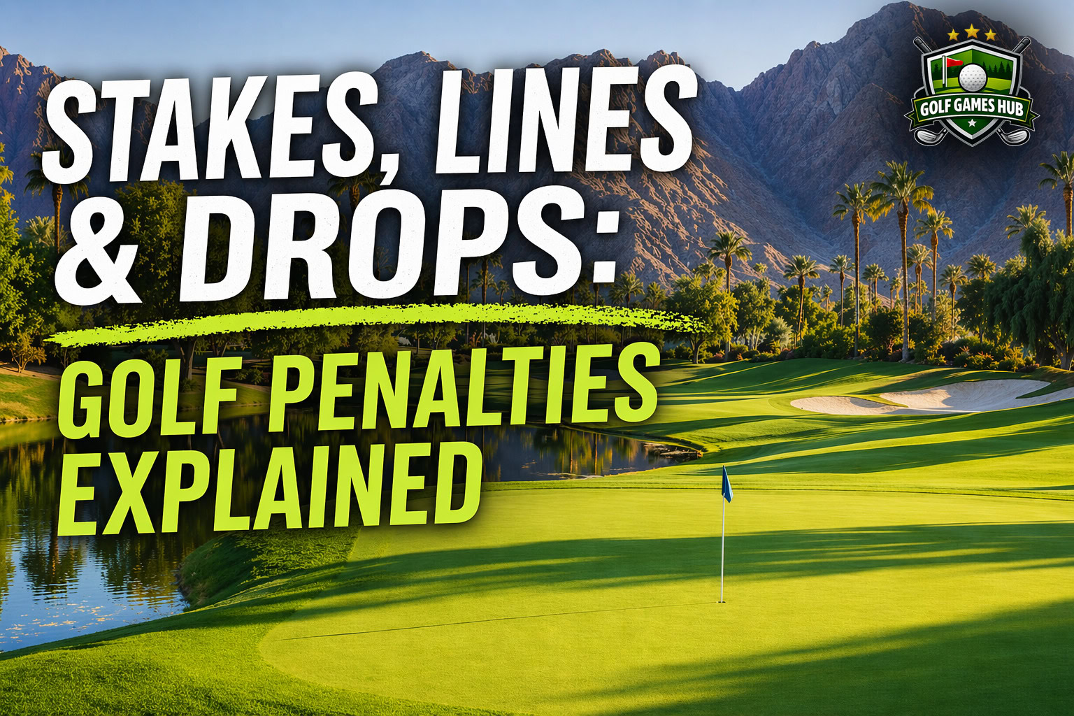 Golf Penalties Explained: Every Stripe, Stake, and Situation Made Simple