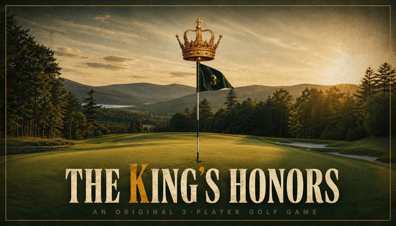 The King’s Honors: A New 3-Player Golf Game Where You Earn The Throne
