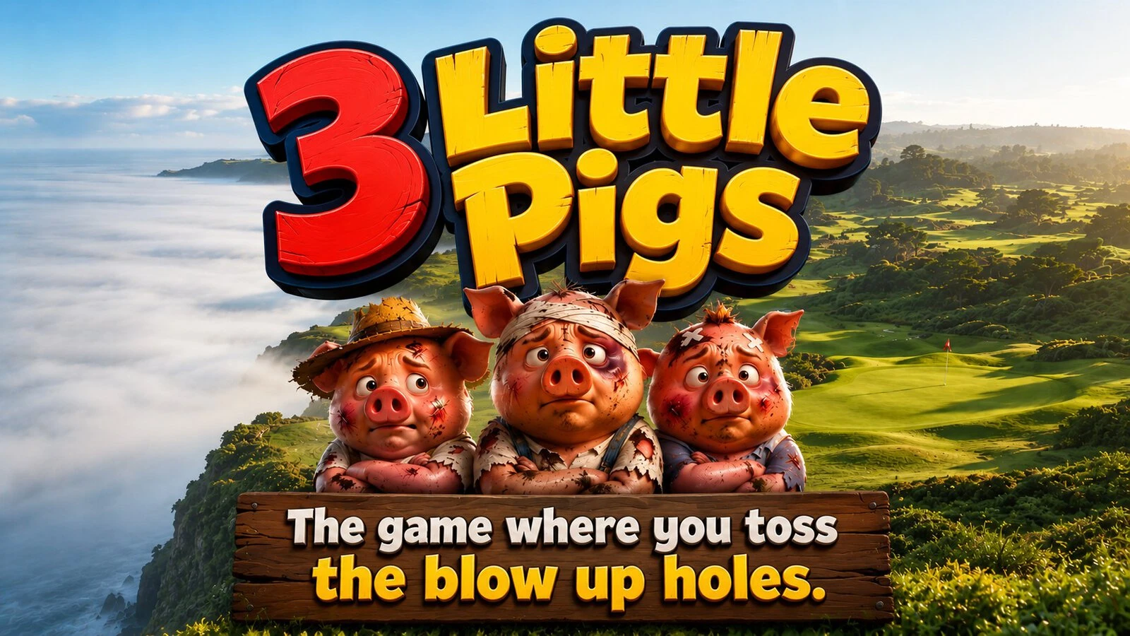 Three Little Pigs Golf Game: Where Your 3 Worst Holes Don’t Count