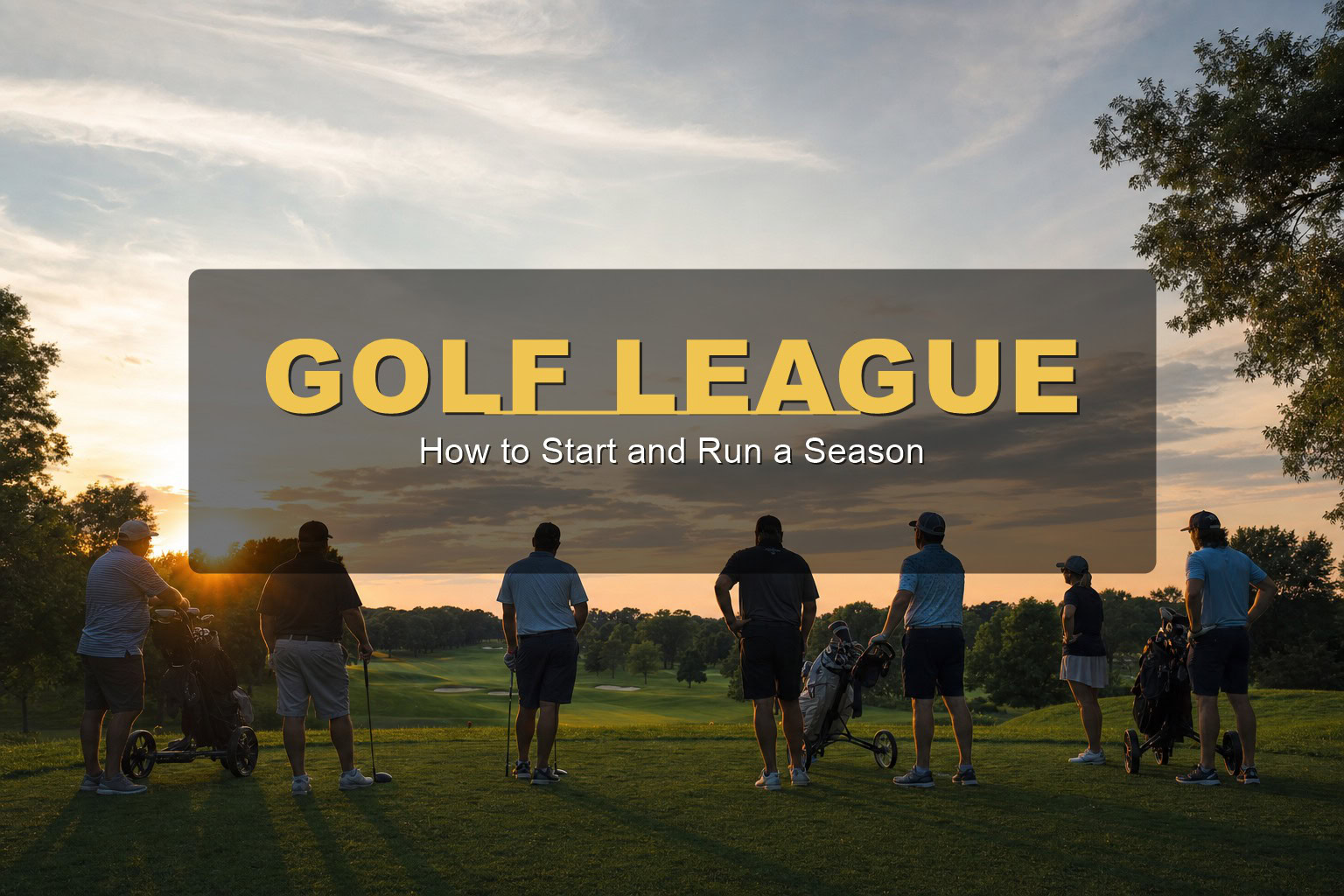 Golf league cover: how to start and run a season