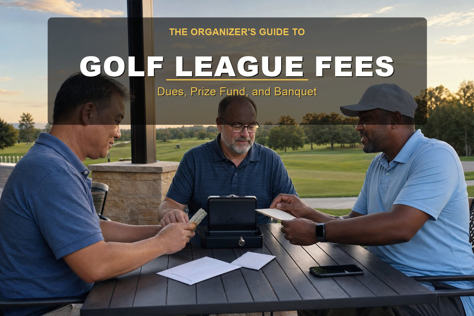 Golf league fees cover: dues, prize fund, and banquet