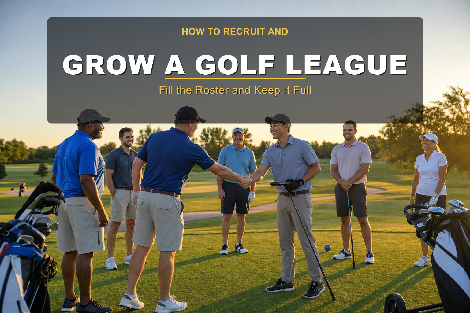 Grow a golf league cover: fill the roster and keep it full