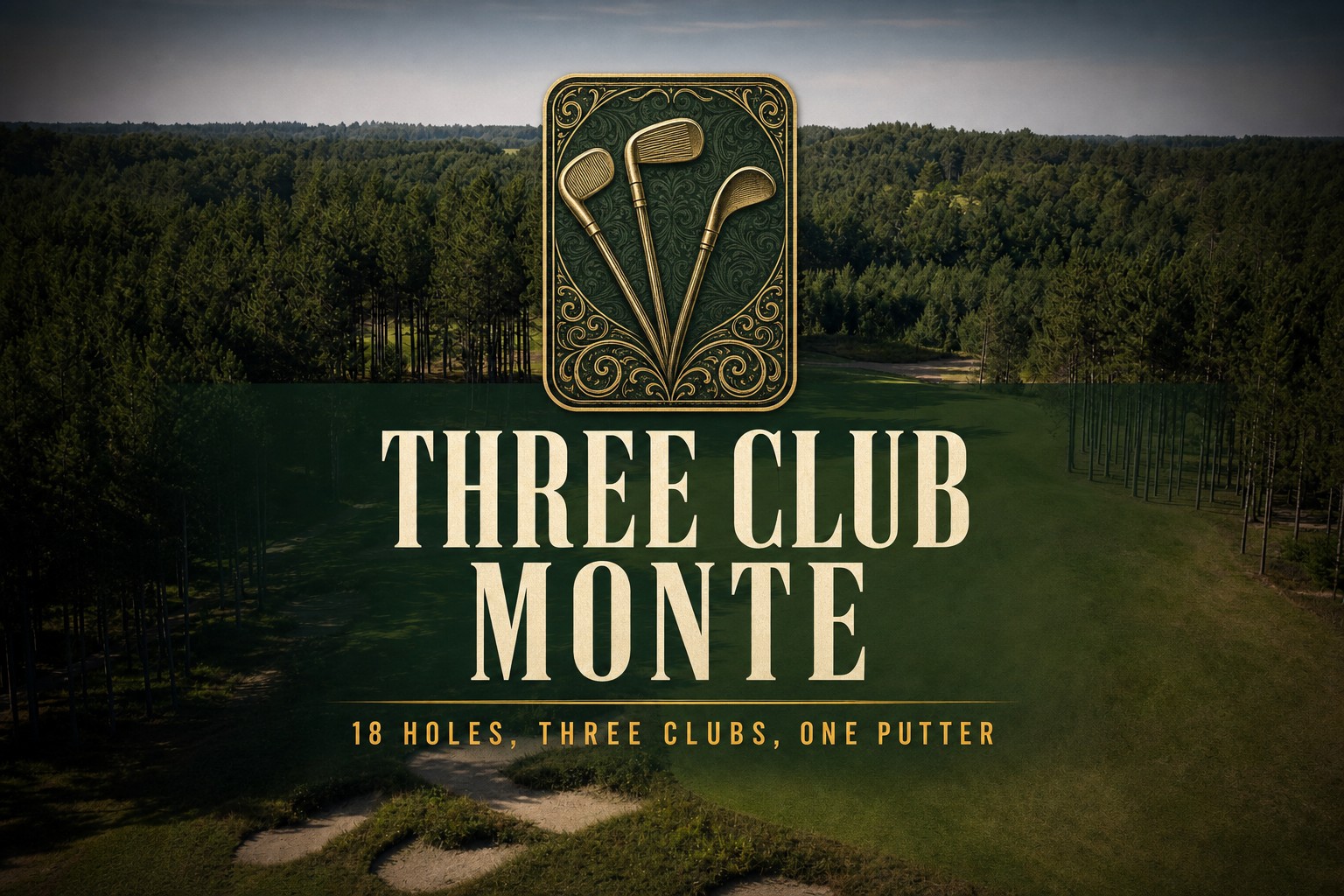 Three Club Monte: 18 Holes With Three Clubs and a Putter